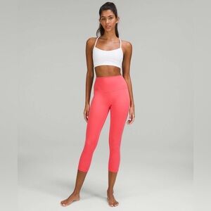 NWTS Lululemon Align High-Rise Crop 23" Pale Raspberry size 4